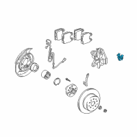 OEM Lexus GS400 Spring, Anti-Squeal(For Rear Disc Brake) Diagram - 47743-30030