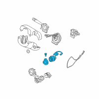 OEM 2010 Hyundai Accent Cylinder Assembly-Steering & Ignition Lock Diagram - 81920-1EA00