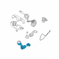 OEM Hyundai Body & Switch Assembly-Steering & IGNTION Diagram - 81910-1E020