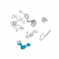 OEM 2007 Hyundai Accent Body & Switch Assembly-Steering & IGNTION Diagram - 81910-1E020