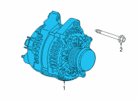 OEM 2021 Cadillac CT5 Alternator Diagram - 13535253