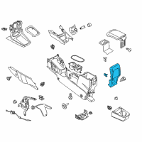 OEM Ford Fiesta Rear Panel Diagram - D2BZ-58043B63-AB