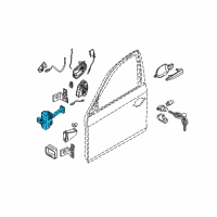 OEM 2010 BMW 535i GT Front Door Brake Diagram - 51-21-7-176-804