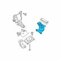 OEM 2008 Nissan Frontier Engine Mounting Insulator, Rear Diagram - 11320-9CA0C