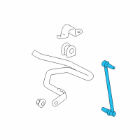 OEM Toyota Stabilizer Link Diagram - 48820-02030