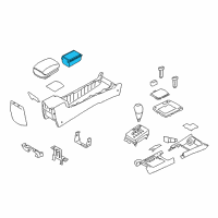 OEM Hyundai Sonata Drink Holder Diagram - 84620-3K510-QS