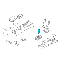OEM Hyundai Sonata Knob Assembly-Gear Shift Lever Diagram - 46720-3K110-CH