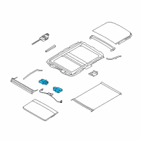 OEM 2013 Lincoln MKS Motor Diagram - 8A5Z-15790-A