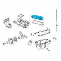 OEM 1996 Ford E-350 Econoline Club Wagon Valve Cover Diagram - F5TZ6582C