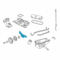 OEM 1997 Ford F-350 Timing Cover Diagram - F1TZ-6019-A