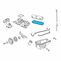 OEM 1997 Ford F-350 Valve Cover Gasket Diagram - F5TZ-6584-A