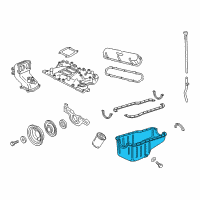 OEM 1994 Ford E-350 Econoline Oil Pan Diagram - F4UZ6675A