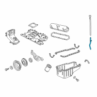 OEM 1994 Ford E-350 Econoline Tube Assembly Diagram - F4UZ-6754-A