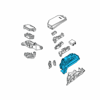 OEM Lexus Holder, Connector Diagram - 82666-12650