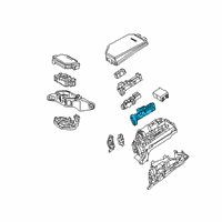 OEM 2021 Lexus UX200 Block Assembly, Relay Diagram - 82660-12390