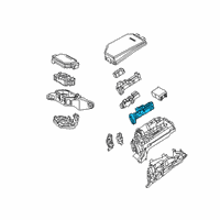 OEM 2019 Lexus UX200 Block Assembly, Relay Diagram - 82660-12390