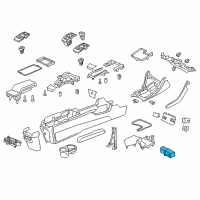 OEM 2019 Acura MDX Light Assembly, Accessory Diagram - 34750-TBA-A01