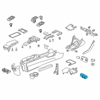 OEM Honda Civic Light Assy Access Diagram - 34750-TBA-A01