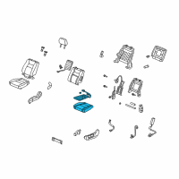 OEM Honda Ridgeline Pad, L. FR. Diagram - 81527-SJC-305