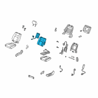 OEM Honda Pad, L. FR. Diagram - 81523-SJC-305