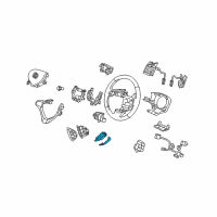 OEM 2011 Acura TSX Switch Assembly, Multi Information (Premium Black) Diagram - 35875-TL0-E01ZA