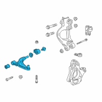 OEM 2016 Cadillac ELR Lower Control Arm Diagram - 22949917