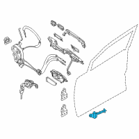 OEM 2011 Nissan Quest Link-Door Stopper Diagram - 80430-1JA1B