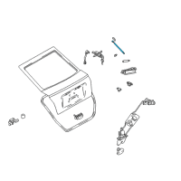 OEM 2005 Hyundai Elantra Lifter Assembly-Tail Gate Diagram - 81771-2D720