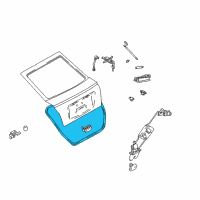 OEM 2005 Hyundai Elantra Weatherstrip-Tail Gate Opening Diagram - 87321-2D200