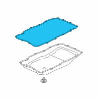 OEM 2020 GMC Sierra 1500 Pan Gasket Diagram - 24290546