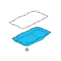 OEM Cadillac Transmission Pan Diagram - 24288491