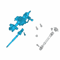 OEM 2017 Ford Expedition Column Assembly Diagram - FL1Z-3C529-Z