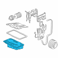 OEM 1997 Honda CR-V Pan, Oil Diagram - 11200-P3F-000