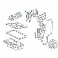 OEM Honda CR-V Rubber, Passenger Side Back Seal Diagram - 11832-PR4-A00