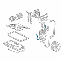 OEM 2001 Honda CR-V Rubber, Seal (Lower) Diagram - 11831-P72-A00