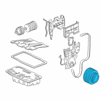 OEM 1998 Honda CR-V Pulley, Crankshaft Diagram - 13810-P3F-003