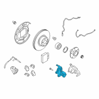 OEM BMW Z4 Calliper Carrier Diagram - 34-20-6-786-046