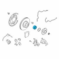 OEM 2009 BMW 128i Angular Contact Ball Bearing, Radial Diagram - 33-41-6-762-317