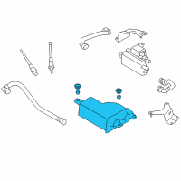 OEM 2019 Toyota 86 Vapor Canister Diagram - SU003-04502