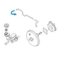 OEM 2020 Nissan Rogue Sport Hose-Brake Booster Diagram - 47474-6MM0A