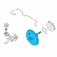 OEM 2017 Nissan Rogue Booster Assy-Brake Diagram - D7210-4BA5C