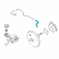 OEM 2022 Nissan Rogue Sport Hose-Brake Booster Diagram - 47471-4CE0A