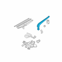 OEM 2008 Toyota 4Runner Rear Arm Diagram - 85241-35031