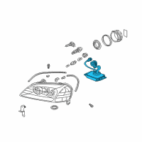 OEM Acura CL Inverter Unit, Hid System Diagram - 33144-S3M-A01