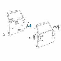 OEM 1999 Toyota RAV4 Door Check Diagram - 68650-42010