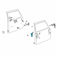 OEM 1996 Toyota RAV4 Lock Diagram - 69110-42021