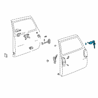 OEM 1996 Toyota RAV4 Cylinder & Keys Diagram - 69055-42020