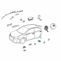 OEM Toyota Prius V Occupant Module Diagram - 89952-47040