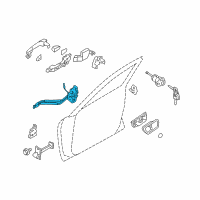 OEM Hyundai Sonata Latch & ACTUATOR Assembly-Front Door O Diagram - 81310-3K020