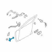 OEM Hyundai Sonata Checker Assembly-Front Door, RH Diagram - 79390-3K010